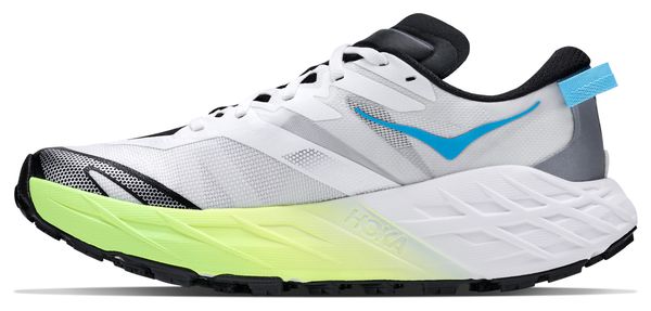 Zapatillas de trail Hoka Speedgoat 7 Blanco/Verde/Azul para mujer