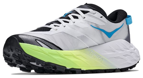 Zapatillas de trail Hoka Speedgoat 7 Blanco/Verde/Azul para mujer