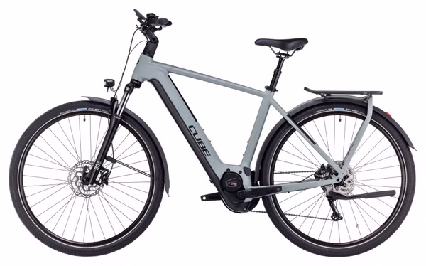 Cube Kathmandu Hybrid One 750 Electric City Bike Shimano Deore 10S 750 Wh  700 mm Swamp Grey Green 2024 | Alltricks.com