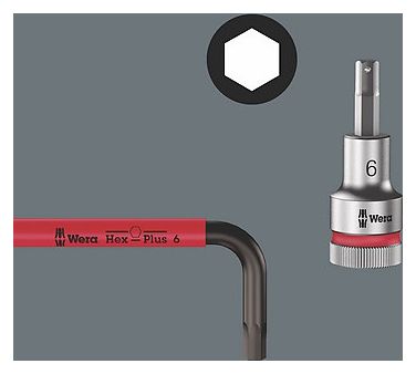 Jeu de clés Wera mâles coudées Hex-Plus Multi couleur 