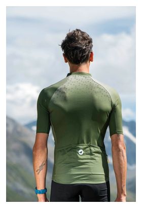 Maglia a maniche corte Lagoped Carduelis verde da uomo