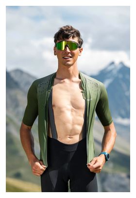 Maglia a maniche corte Lagoped Carduelis verde da uomo