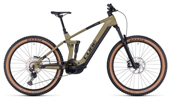 Cube Stereo Hybrid 160 HPC Race 625 27.5 Electric Full Suspension MTB Shimano Deore 12S 625 Wh 27.5'' Olive Green 2023