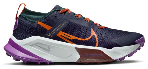 Zapatillas de trail running Nike ZoomX Zegama Azul Violeta Naranja