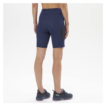 Pantalón corto de trail para mujer Mijo Intense de cintura alta Azul