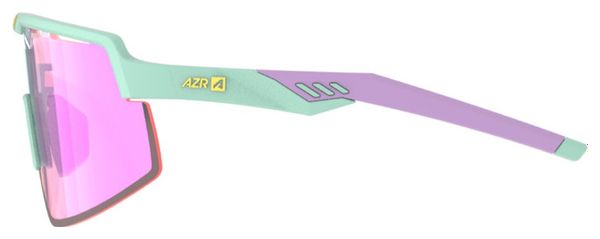 Occhiali fotocromatici AZR Kromic Speed RX Turchese/Purple Matte