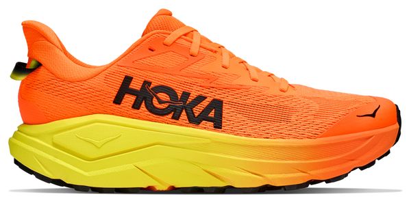 Hoka Challenger 8 trailschoenen voor heren, oranje/geel