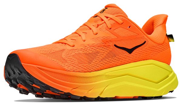 Hoka Challenger 8 trailschoenen voor heren, oranje/geel