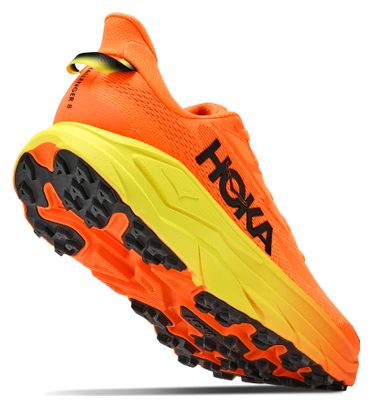 Hoka Challenger 8 trailschoenen voor heren, oranje/geel