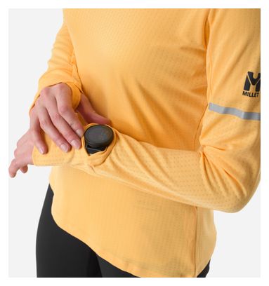 T-Shirt Millet Intense Safe And Warm Jaune Femme
