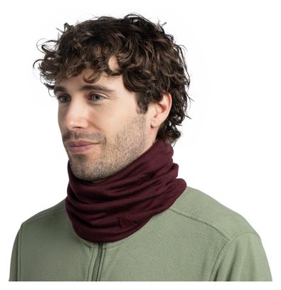 Heavyweight Garnet Merino Neck Warmer