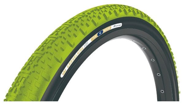 Pneu Gravel Panaracer GravelKing X1 Limited Color Edition 700 mm Tubeless Ready Souple ZSG Gravel Compound BeadLock TuffTex Vert Matcha