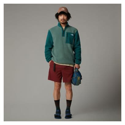 The North Face Yumiori 1/4 Zip Herenfleece Groen