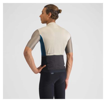 Sportful Supergiara Logo Maglia a maniche corte Grigio/Verde