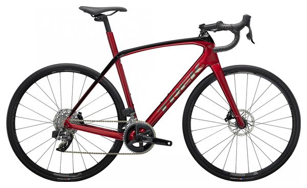 Bicicleta de carretera Trek Domane SL 6 eTap 2022 rojo carmesí / negro