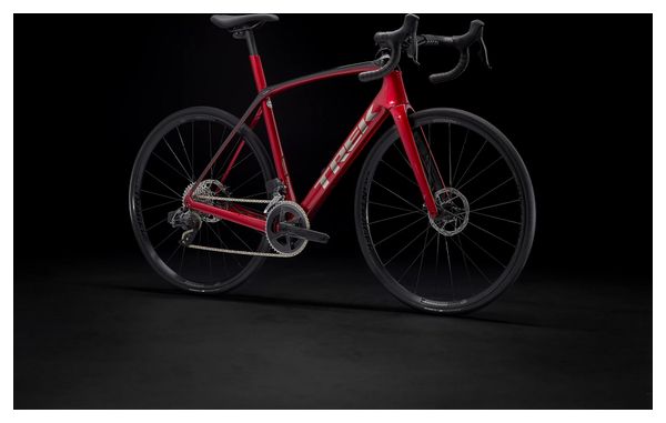 Bicicleta de carretera Trek Domane SL 6 eTap 2022 rojo carmesí / negro