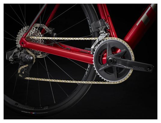 Bicicleta de carretera Trek Domane SL 6 eTap 2022 rojo carmesí / negro