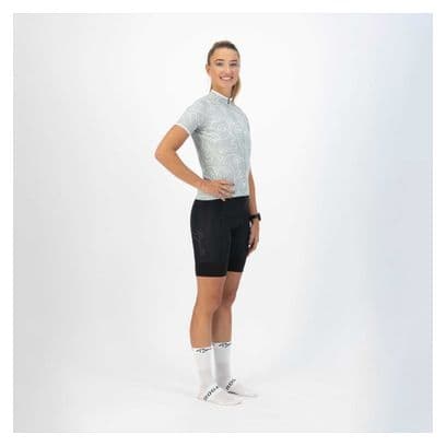 Maillot Manches Courtes Velo Rogelli Faces - Femme