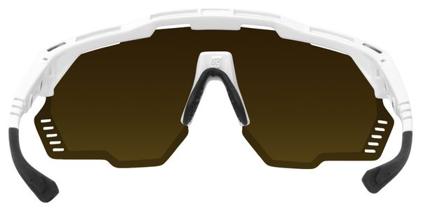 Scicon Aeroshade Kunken Brille Hochglanz Weiß / Spiegelbronze