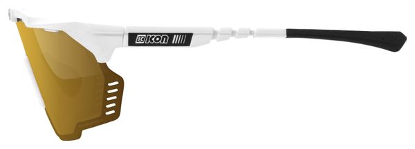Scicon Aeroshade Kunken Brille Hochglanz Weiß / Spiegelbronze