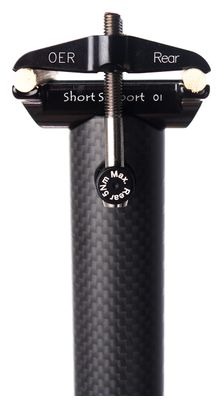 Tige de Selle Woodman Carbo GT2 Ti Carbon 450mm
