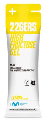 226ERS High Fructose Lemon Energy Gel - 80g
