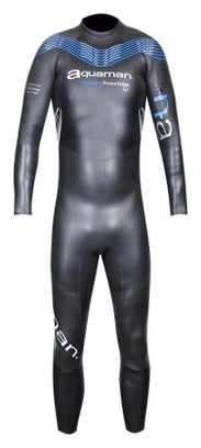 Traje de neopreno Aquaman DNA para hombre Negro / Azul