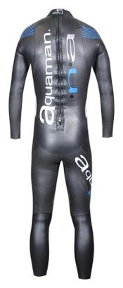 Tuta in neoprene da uomo Aquaman DNA Nera / Blu