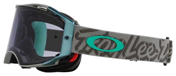 Oakley Airbrake MTB Goggle x Troy Lee Designs Lenti verdi/grigio chiaro/Ref: OO7107-24