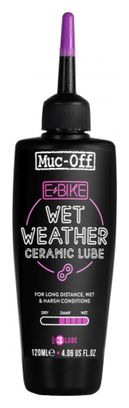 Muc-Off Wet Conditions Chain Lubricant for Ebikes 120ml