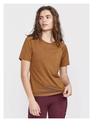 CRAFT Pro Trail Women's Short Sleeve Jersey Brown