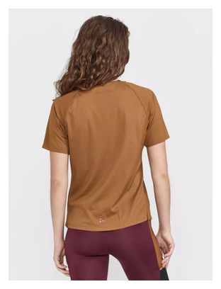 CRAFT Pro Trail Women's Short Sleeve Jersey Brown