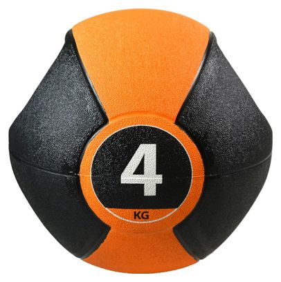 Pure2Improve Ballon médicinal avec poignées 4 kg Orange