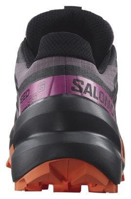 Zapatillas Trail Running <strong>Salomon Speedcross 6 GTX Mujer Rosa Naranja Negro</strong>
