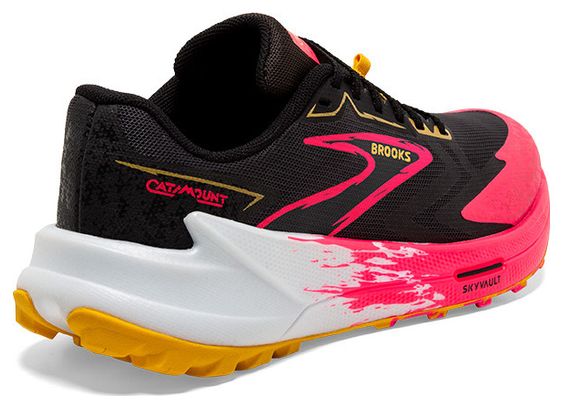 Zapatillas Brooks Catamount 3 Trail Negro Rosa Mujer