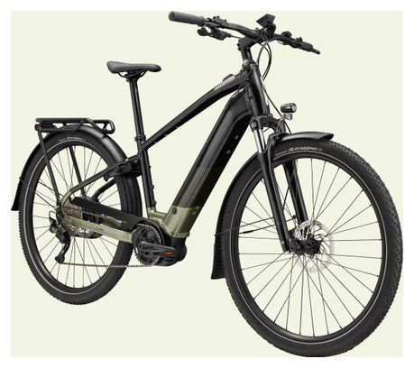 Bicicleta eléctrica Cannondale Tesoro Neo X 2 Remixte con Shimano Deore de 11 velocidades, batería de 625 Wh y ruedas de 29 pulgadas, color negro - Bicicleta de exposición