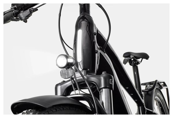 Bicicleta eléctrica Cannondale Tesoro Neo X 2 Remixte con Shimano Deore de 11 velocidades, batería de 625 Wh y ruedas de 29 pulgadas, color negro - Bicicleta de exposición
