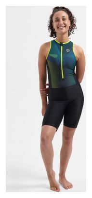 Combinaison de Triathlon Rogelli Florida Noir/Vert