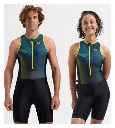 Combinaison de Triathlon Rogelli Florida Noir/Vert