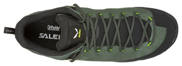 Salewa Wildfire Leather Approach Shoes Green