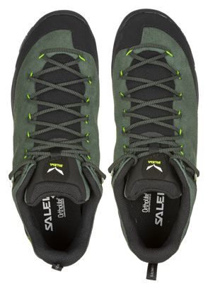Salewa Wildfire Leather Approach Shoes Green