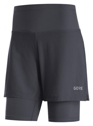 Short Femme 2-en-1 Gore Wear R5 Noir