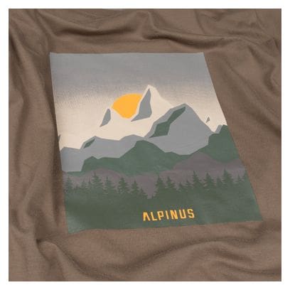 T-shirt de randonnée Alpinus Numbur vert - Homme