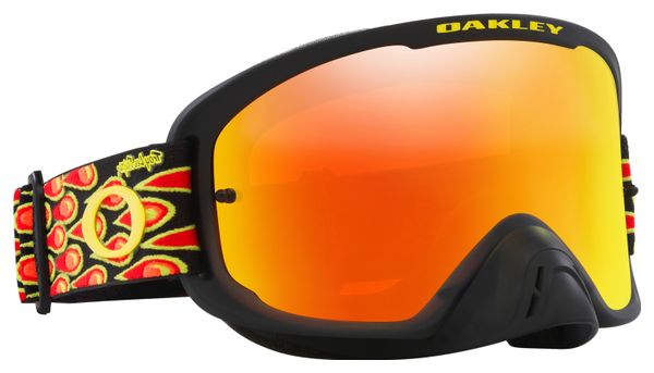 Máscara Oakley O-Frame 2.0 PRO MX Serie Troy Lee Designs / Fire Iridium / Ref: OO7115-50