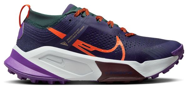 Nike ZoomX Zegama Trail Running Damesschoen Blauw Violet Oranje