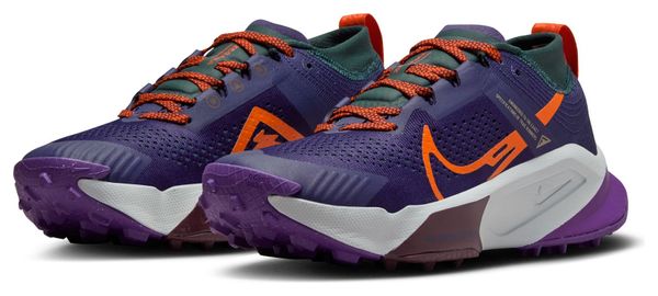 Chaussures de Trail Running Femme Nike ZoomX Zegama Trail Bleu Violet Orange