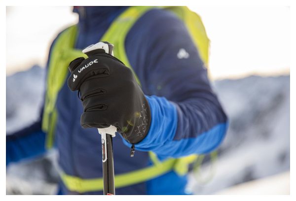 Guantes Softshell Unisex Vaude Lagalp II Negro