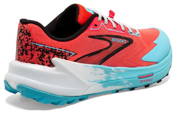 Brooks Catamount 3 Women's Pink Blue Trail Shoes