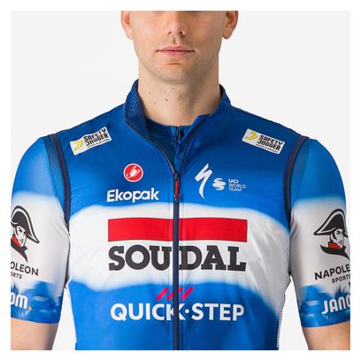 Castelli Pro Light Wind Soudal Quick-Step 2024 Windproof Vest Blauw