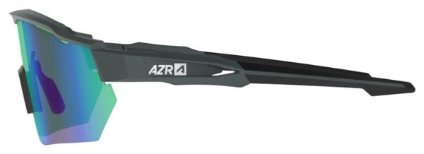 Set AZR Race RX Gafas Carbono Mate / Lente Hidrofóbica Verde + Transparente